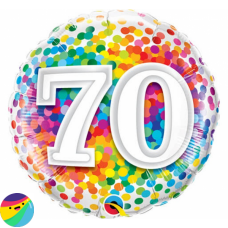 Folija balon - 70 pisani konfeti Folija balon - 70 pisani konfeti